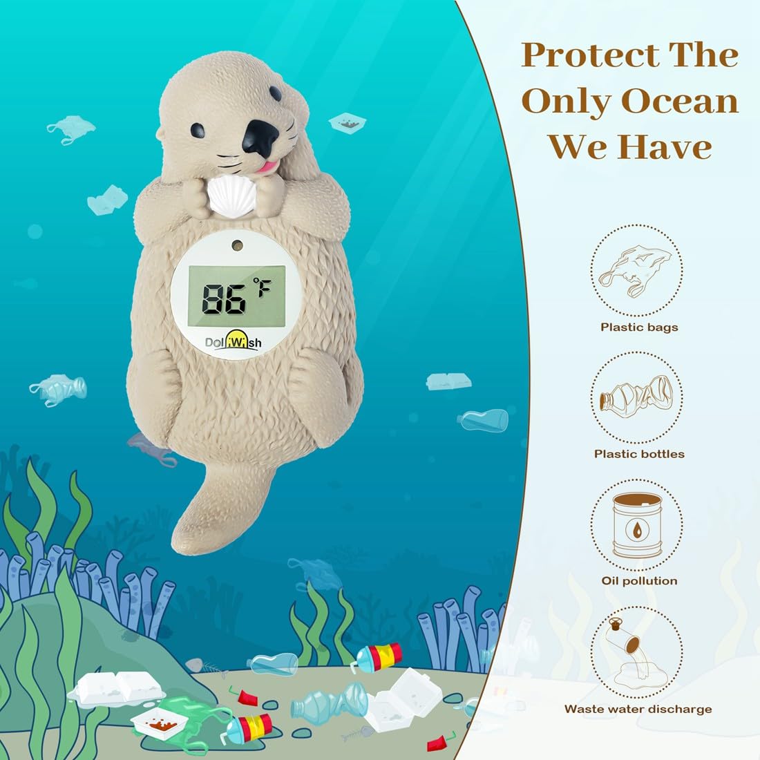 DoliWish use in nursery to monitor room temperature for baby's comfort