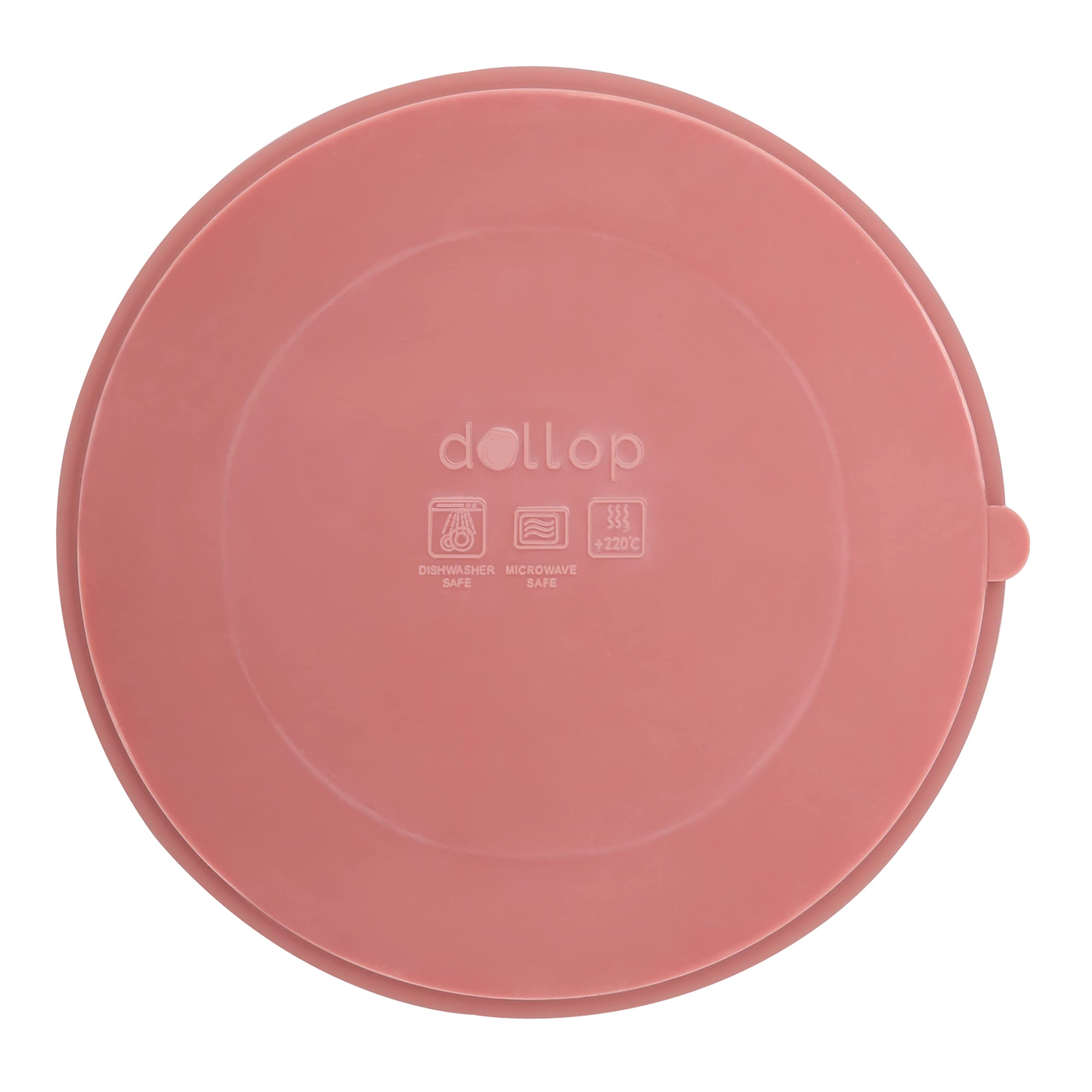Dollop dusty rose mealtime color adds friendly flair to feeding