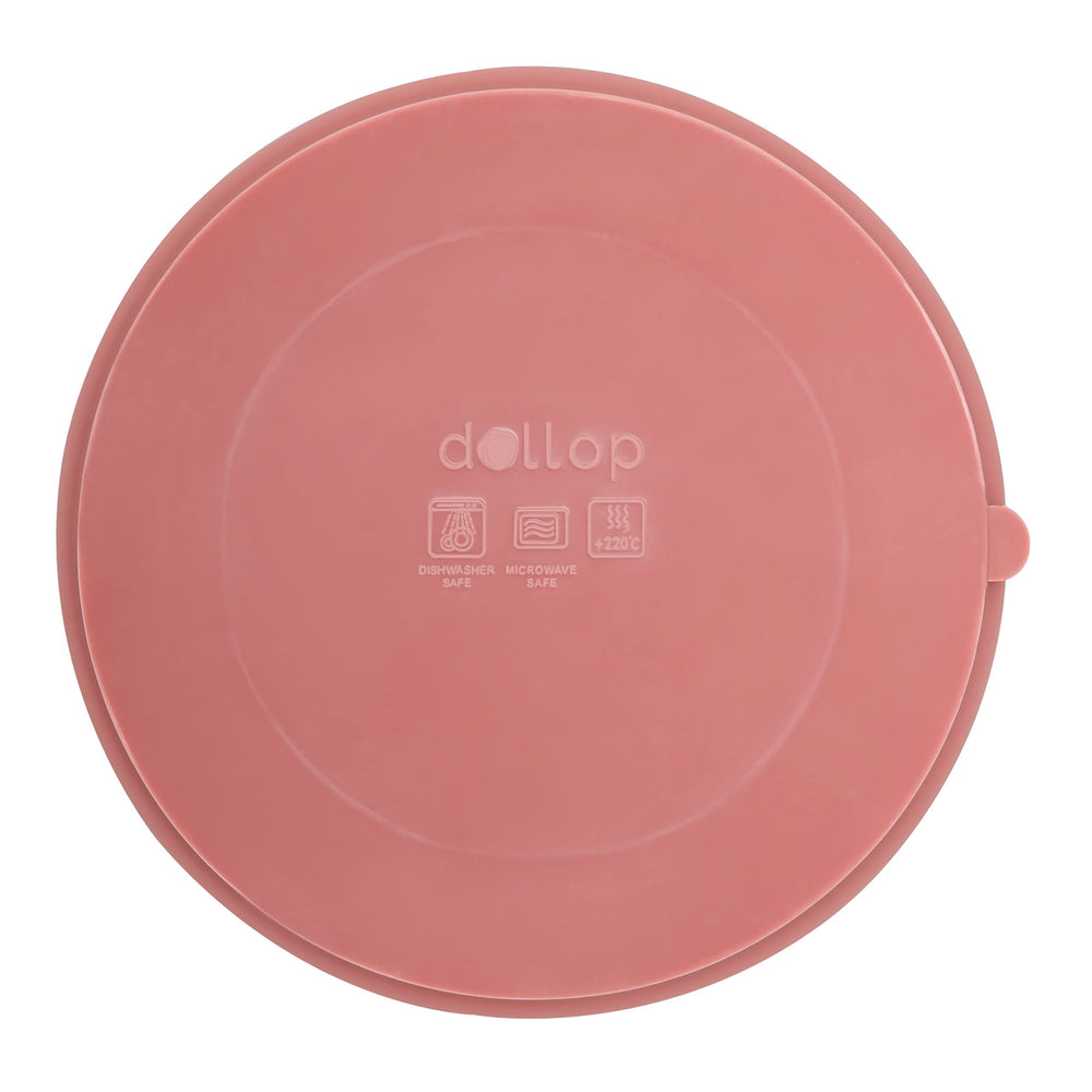 Dollop dusty rose mealtime color adds friendly flair to feeding