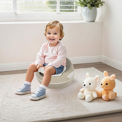 Dolu Nuve premium potty seat backrest highlights ergonomic high backrest for comfortable seating.