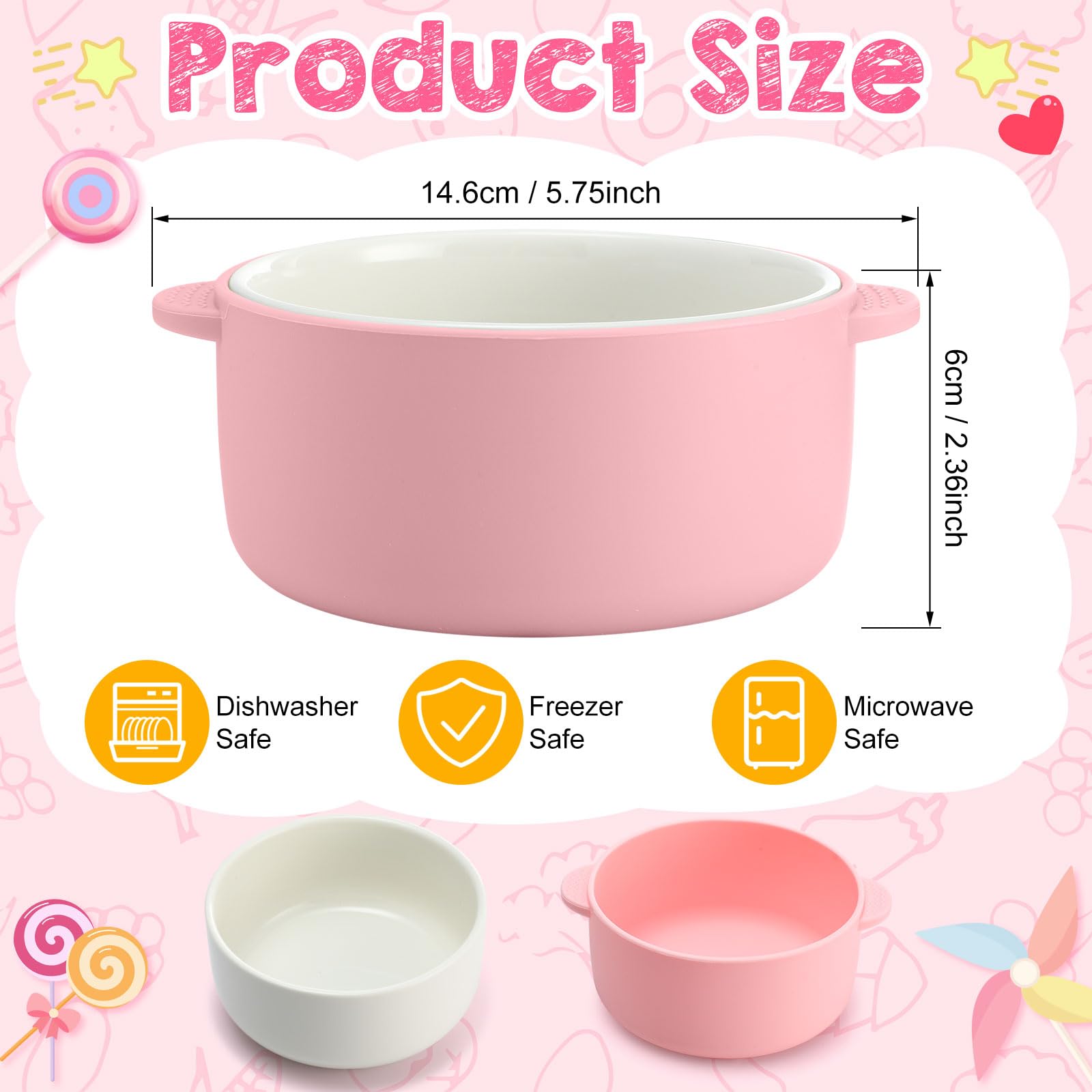 Domensi kids bowls purple silicone sleeve support easy handling during meals.