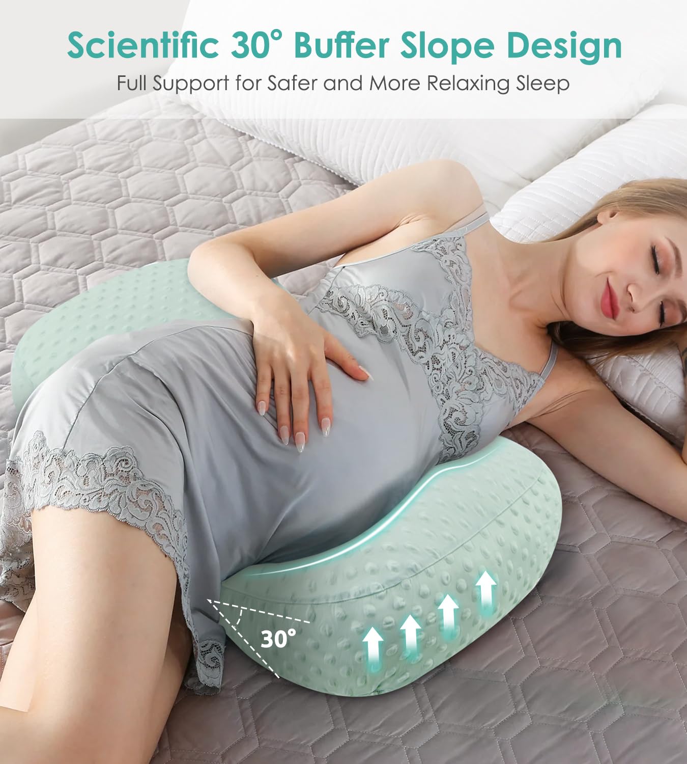 DONAMA pillow uses ice-silk fabric for soft, breathable comfort.
