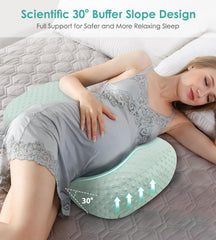 DONAMA pillow uses ice-silk fabric for soft, breathable comfort.