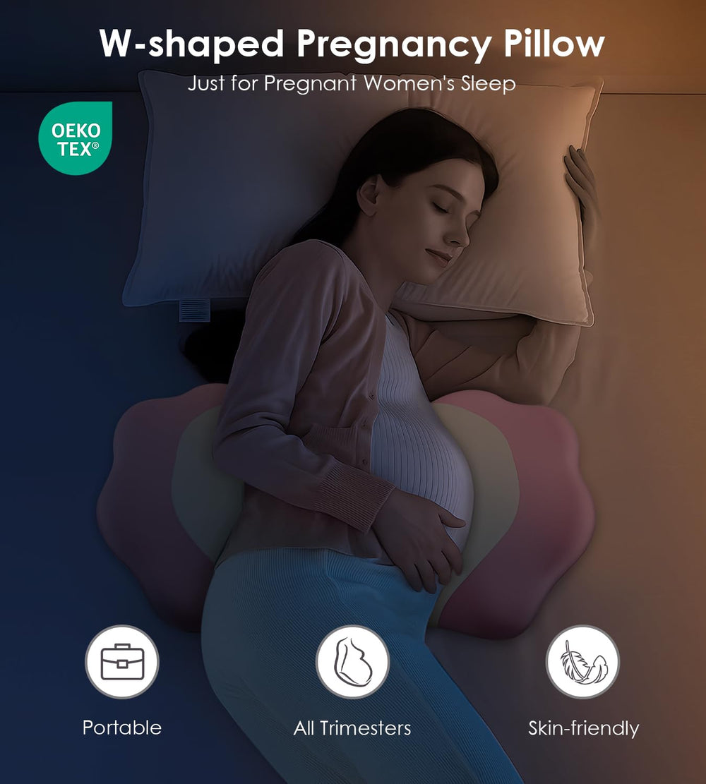 Cooling icy fabric cover on the DONAMA pillow for breathable comfort