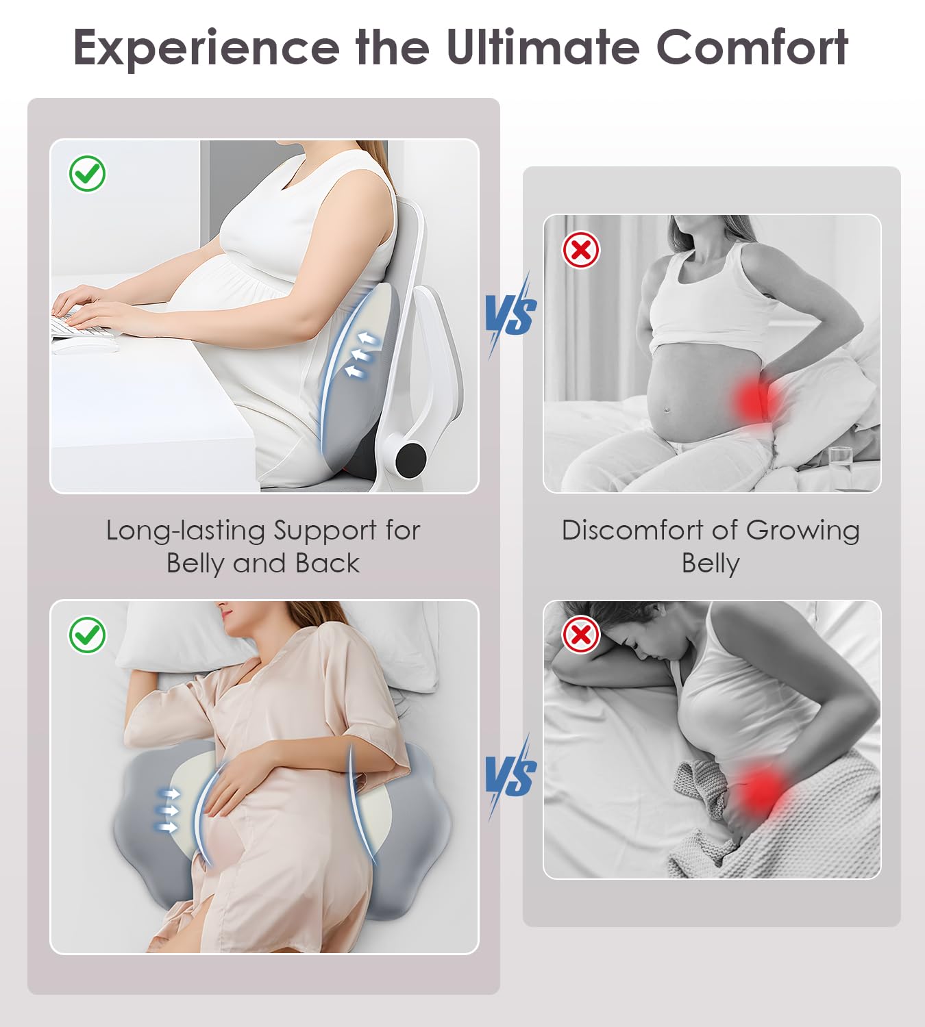 DONAMA secure snap system keeps the pillow in place at night