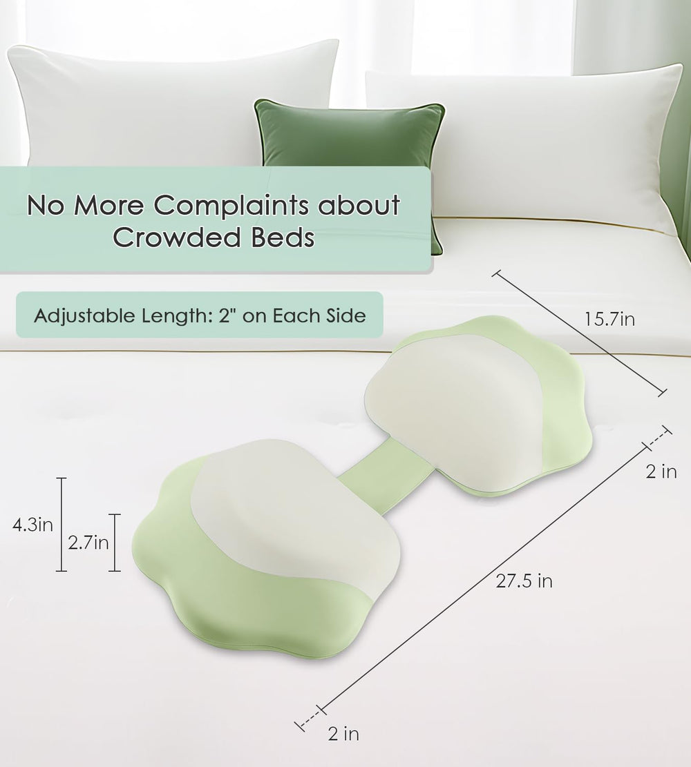 DONAMA pillow features a 30-degree ergonomic slope to align back and hips.