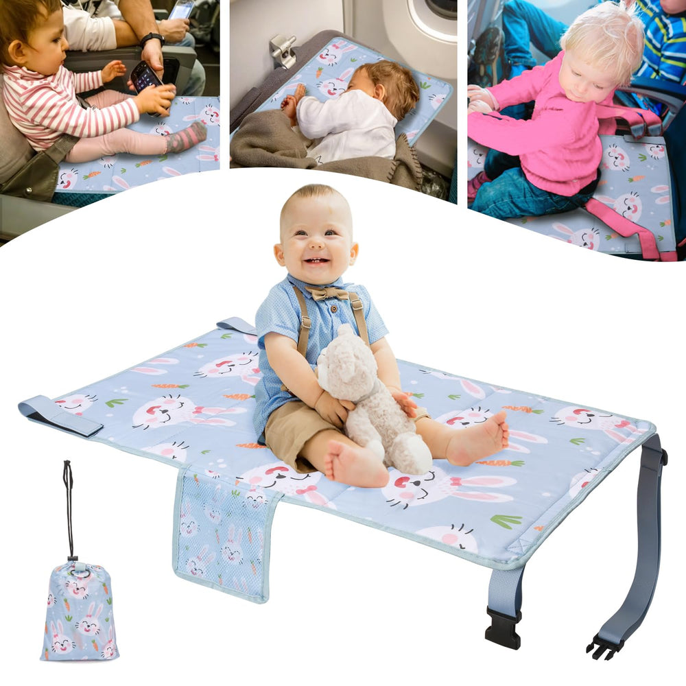 DONCE toddler airplane bed extended-seat for extra legroom on flights.