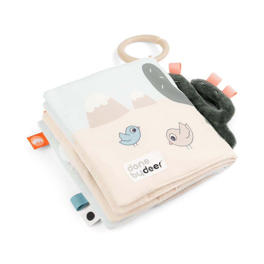 Done by Deer Birdee pocket surprise encourages reach and grasp exploration.