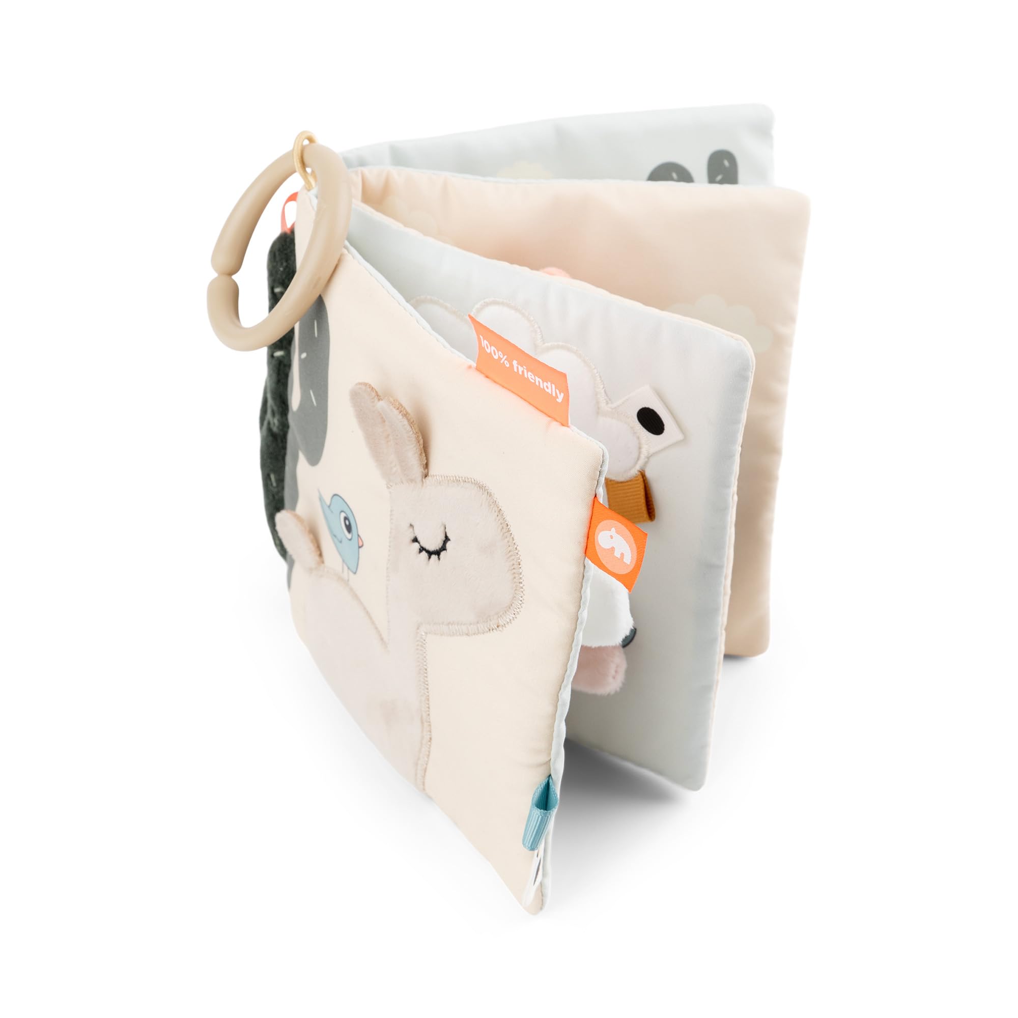 Done by Deer Lalee textured pages closeup showing rich fabrics for sensory play.