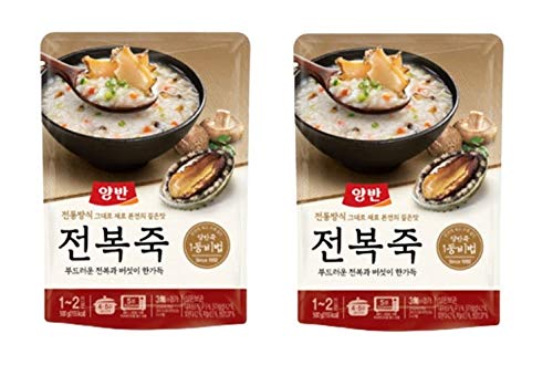 Dongwon abalone porridge pouch 420g, two-pack, ready to heat for breakfast