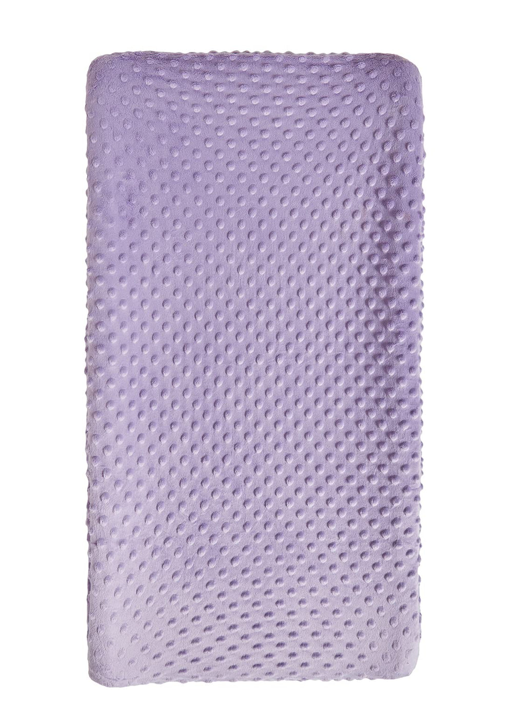 DONOMILO changing pad cover with lavender dots offers soft, cozy comfort for diaper changes.