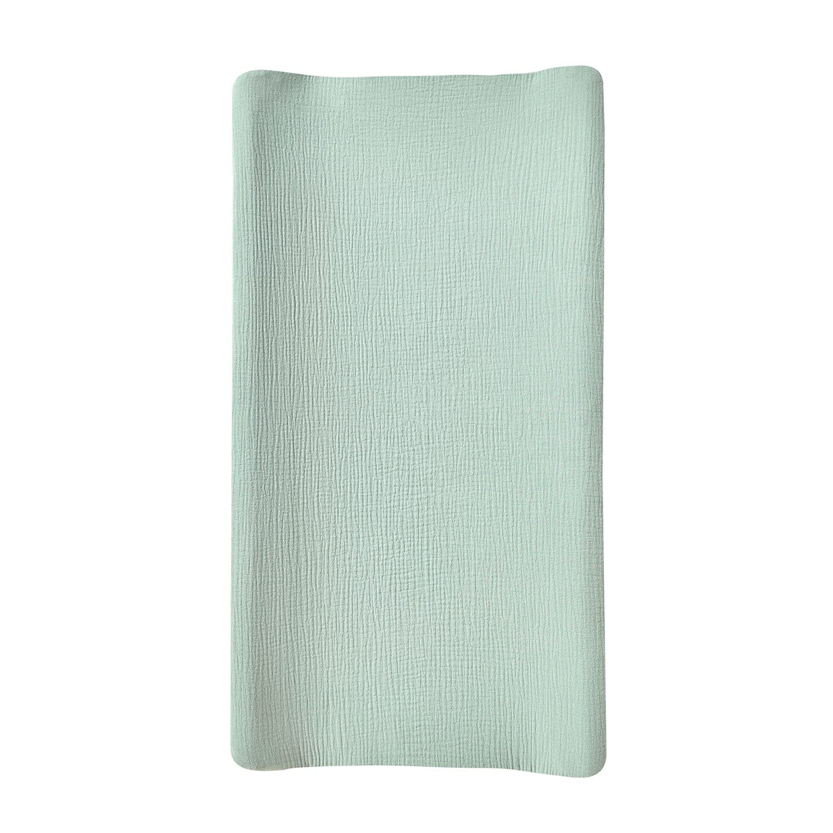 Donomilo muslin changing pad cover shows breathable fabric for baby comfort.