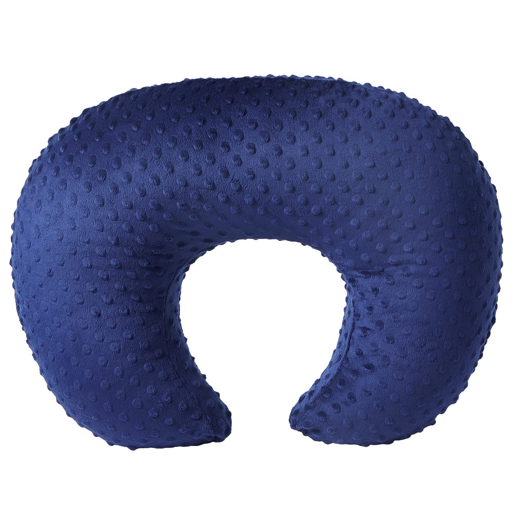 DONOMILO nursing pillow ergonomic-feeding-position image shows elevated support reducing caregiver strain.