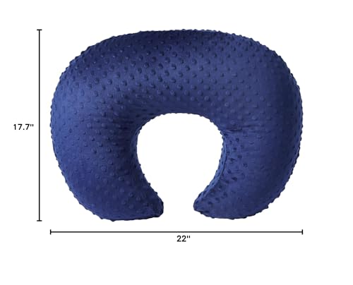 DONOMILO nursing pillow product-shot estate-blue captures cozy, durable pillow for daily feeding routines.