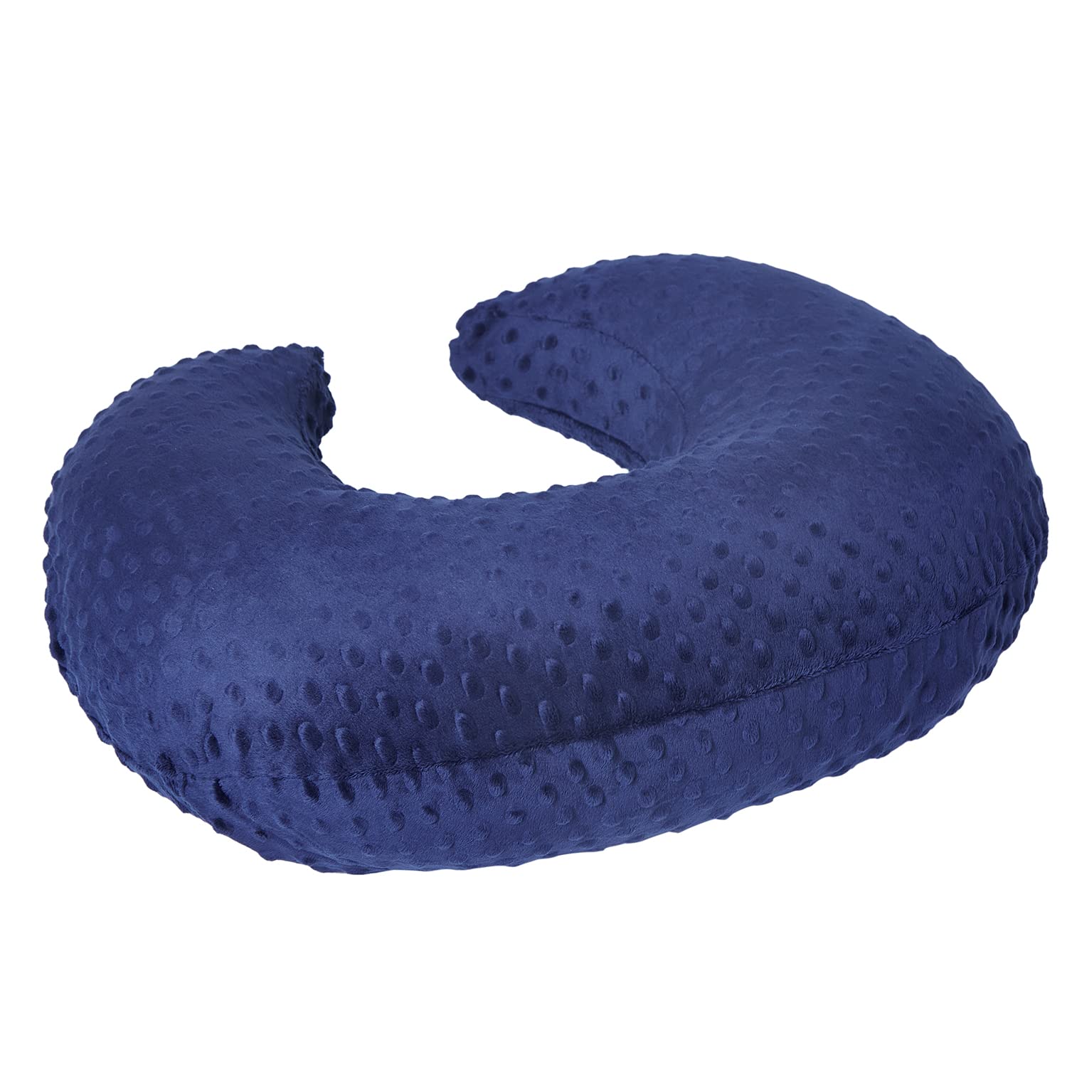 DONOMILO nursing pillow tummy-time-activity shows gentle elevation for baby's tummy time.