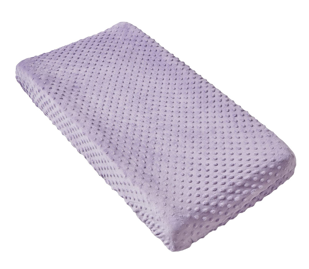 DONOMILO soft plush dots closeup highlights gentle touch for baby skin.