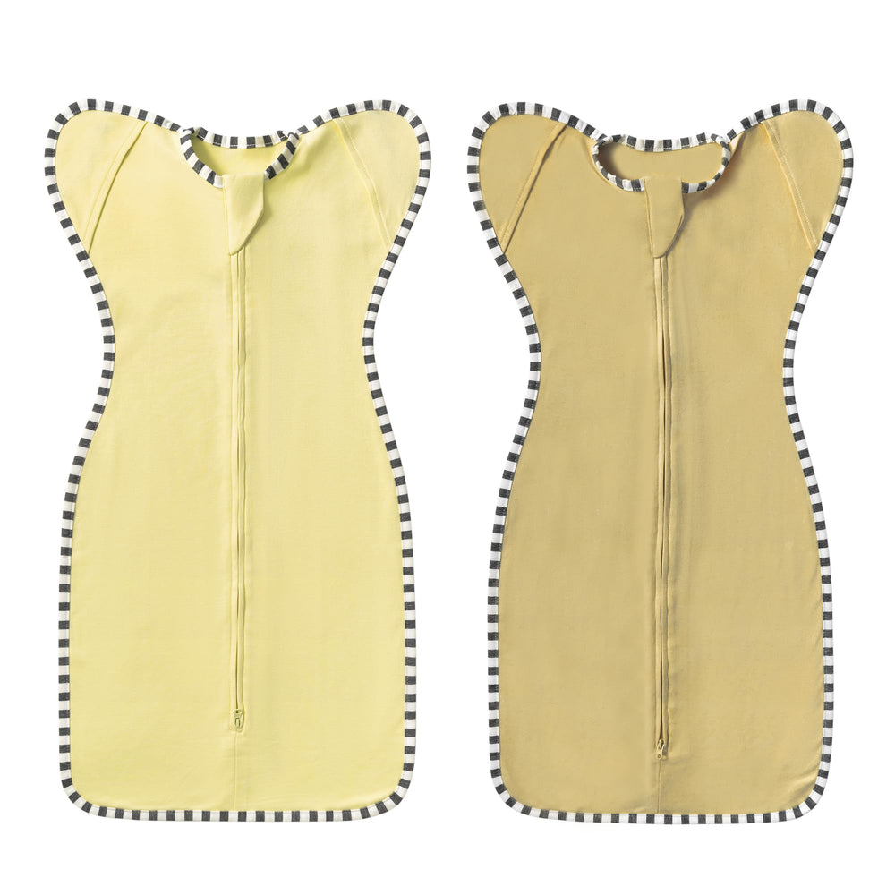 DONOMILO transition swaddle with arms-up design promotes comfortable self-soothing sleep.