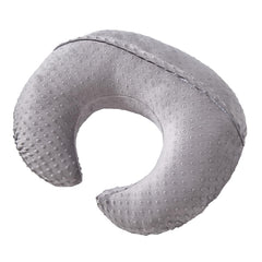 DONOMILO Upgraded Nursing Pillow cover closeup highlights soft breathable fabric.