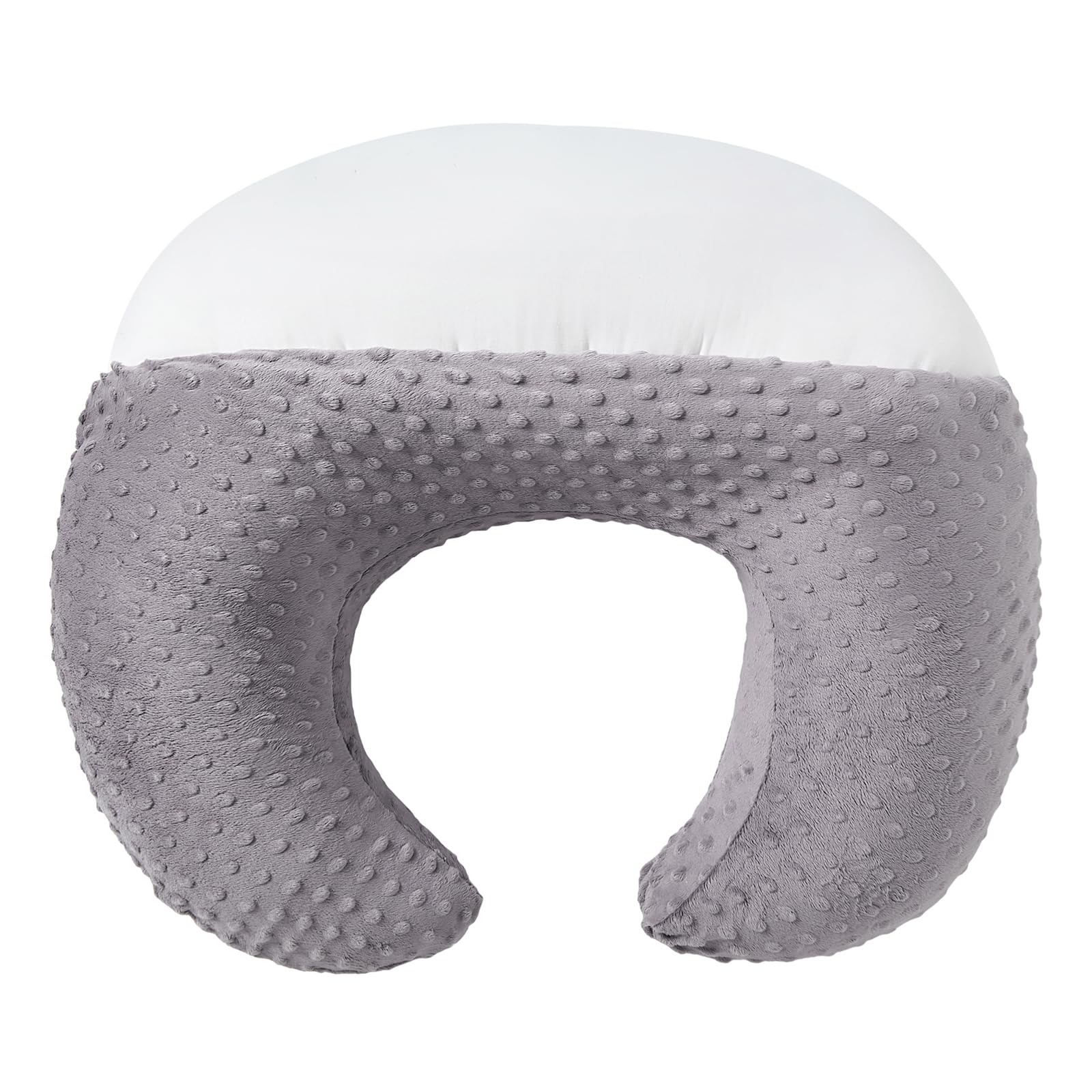 DONOMILO Upgraded Nursing Pillow overview demonstrates ergonomic support during feeding.