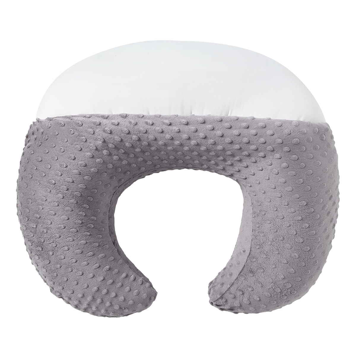 DONOMILO Upgraded Nursing Pillow overview demonstrates ergonomic support during feeding.