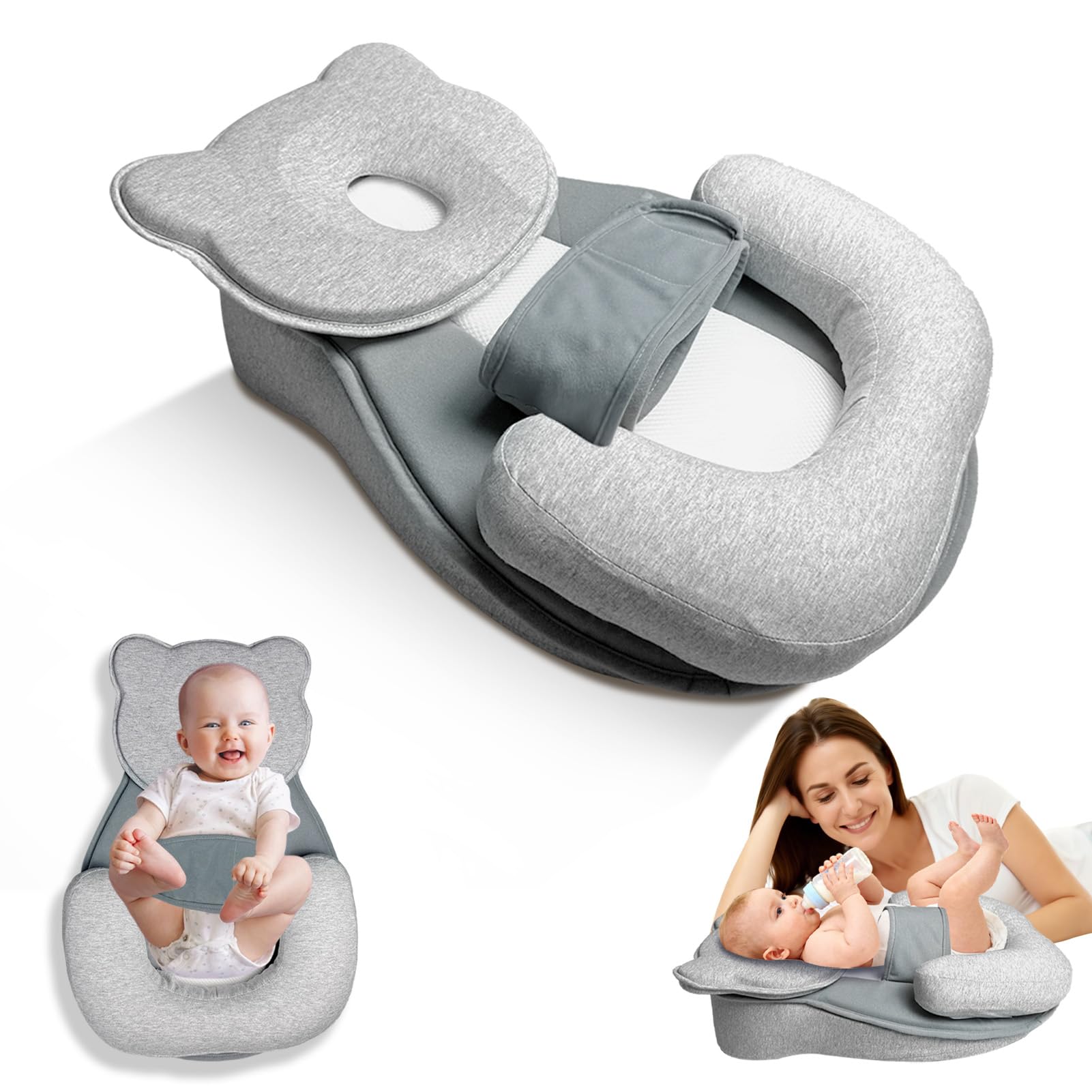 Donpemu reflux pillow headrest supports gentle posture for feeding and cuddles.
