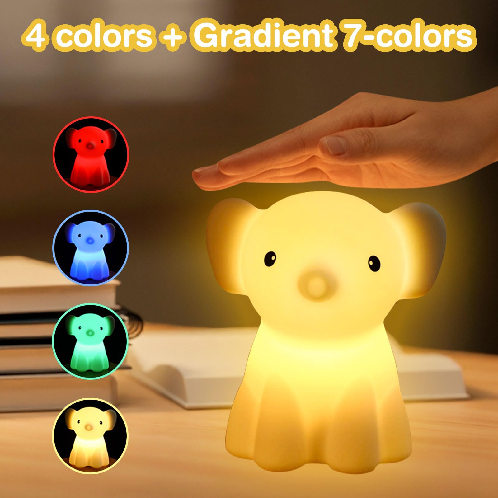 Donsis silicone night light is BPA-free and child-friendly safety.