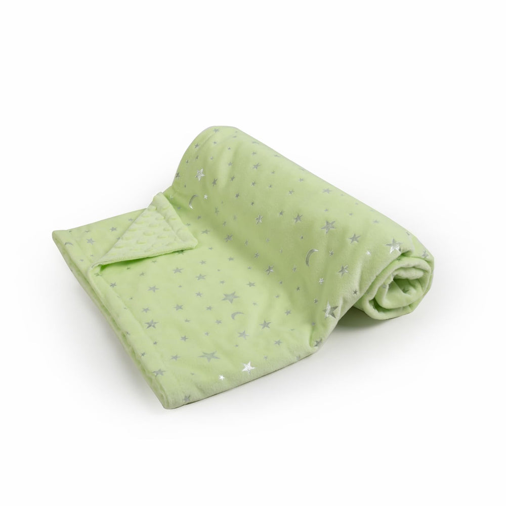 Donsonny 30x40 inch baby blanket ready for crib, stroller, or nap mat