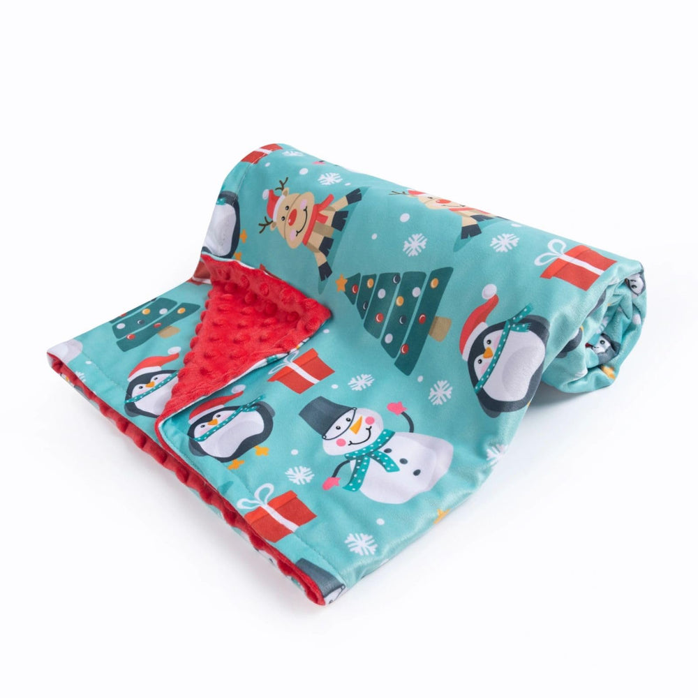 Donsonny blanket reversible design offers two soft textures in one.
