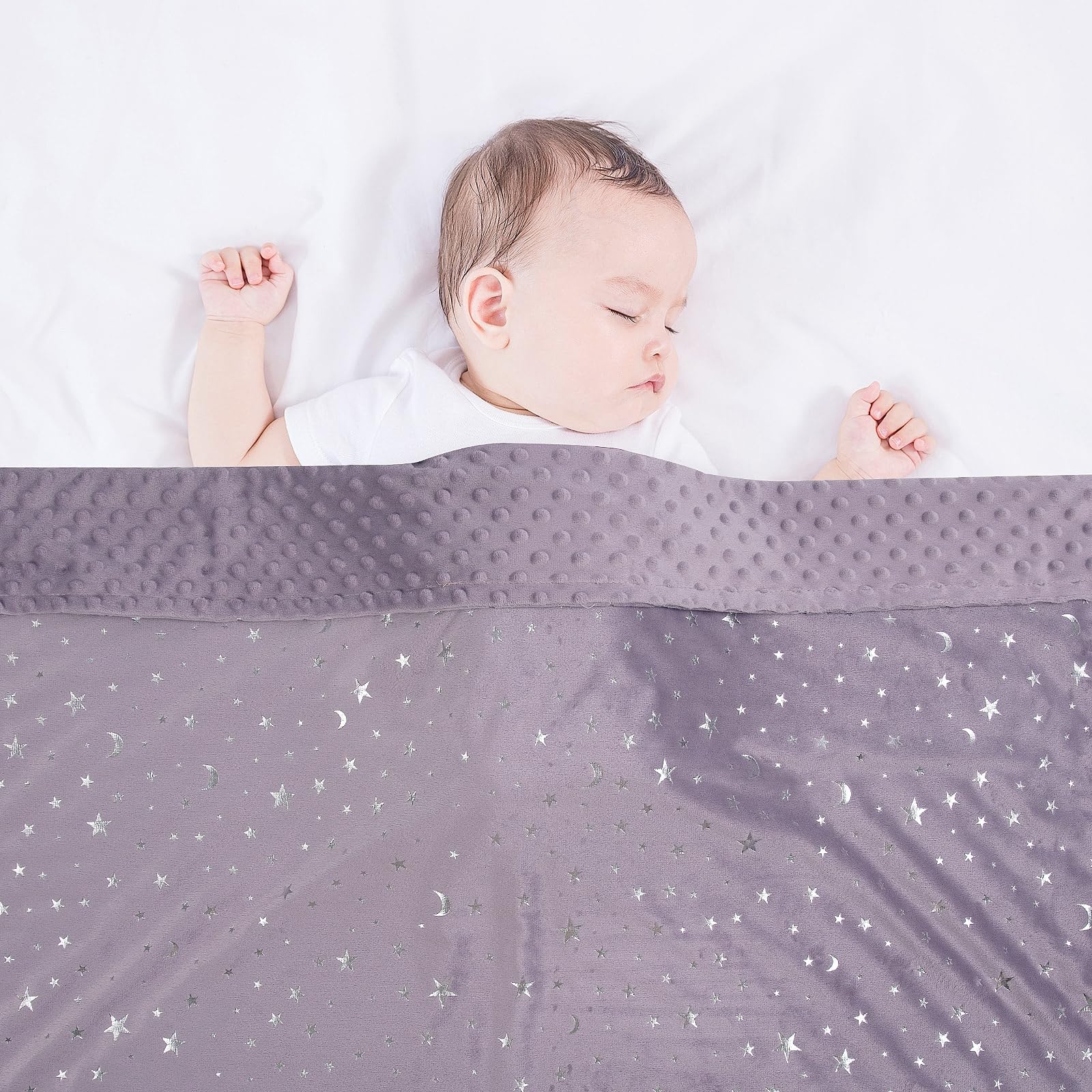 Donsonny violet night sky back, calming sleep ambiance