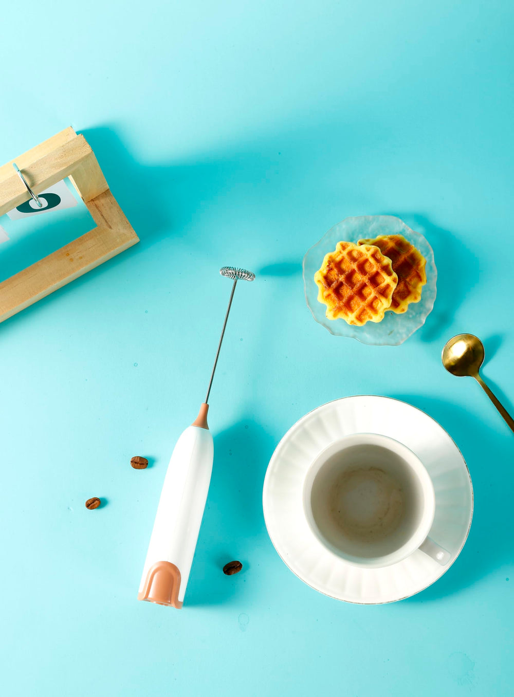 DOOBAANN coffee or matcha stirrer for fast, smooth drinks