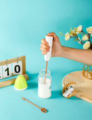DOOBAANN portable stirrer shown for bottle mixing with efficiency