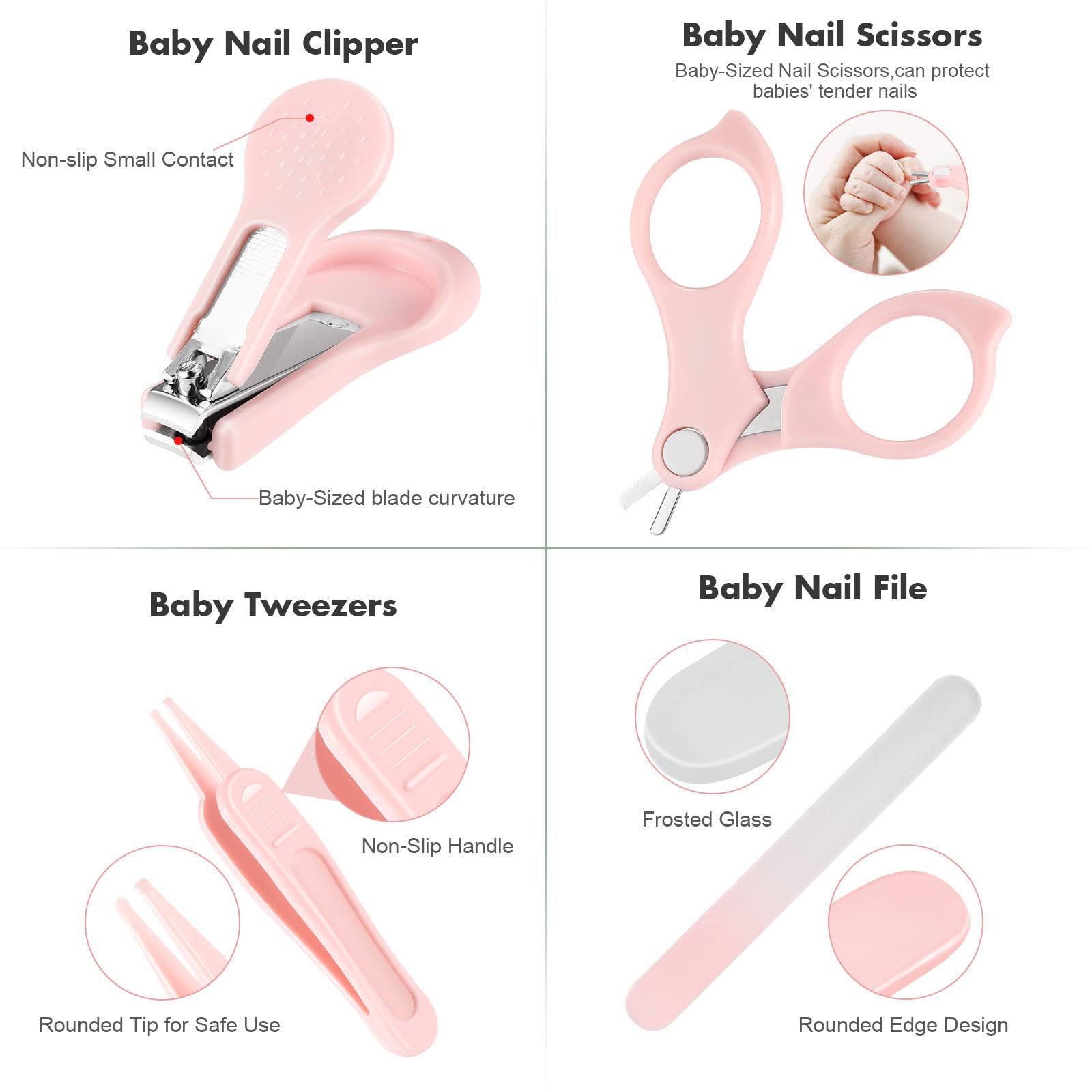 DOOGAXOO 4-in-1 grooming kit for newborn and toddler care