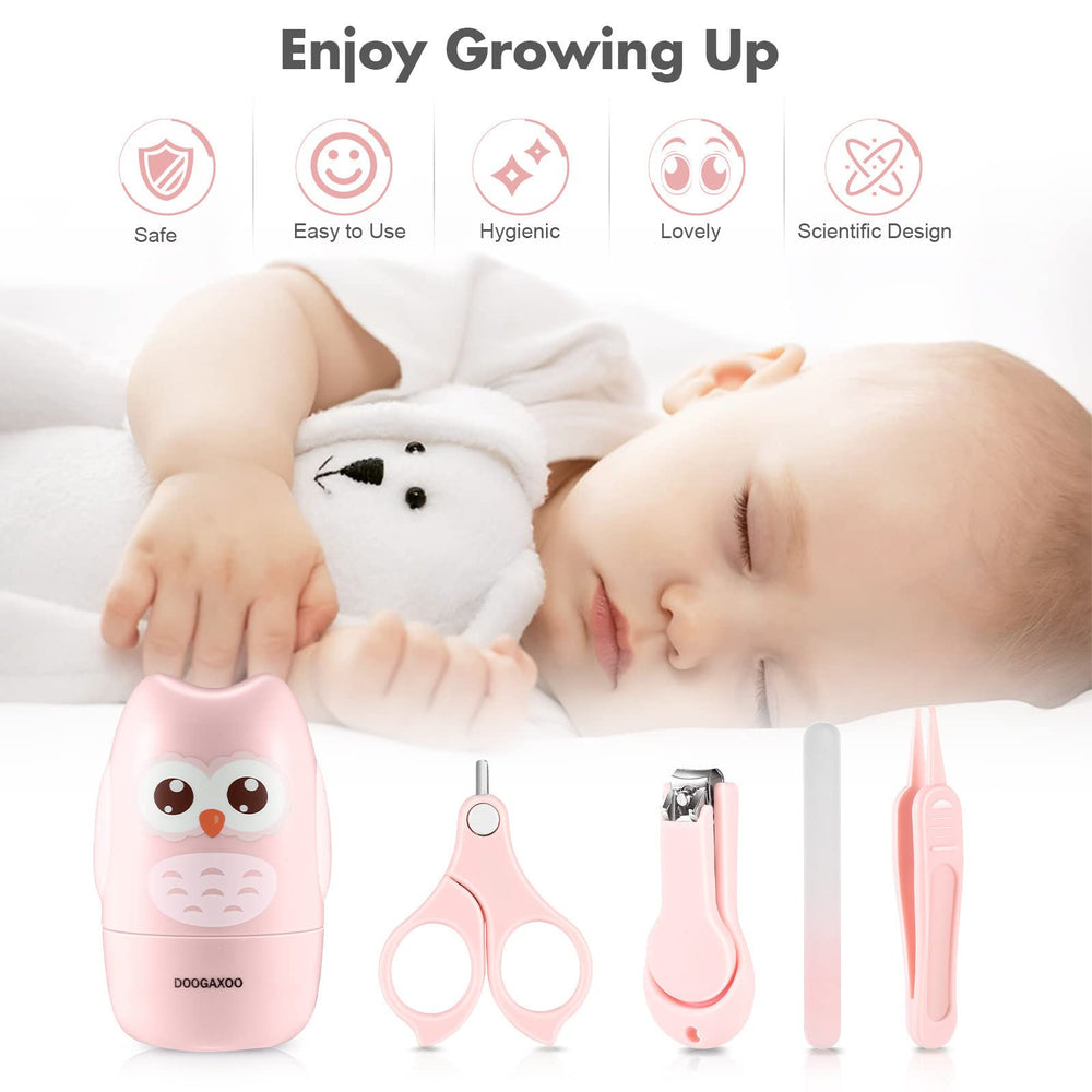 DOOGAXOO baby nail scissors with rounded tips for safe use
