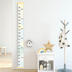 DOOLMIN growth chart waterproof canvas ideal for nurseries and playrooms.