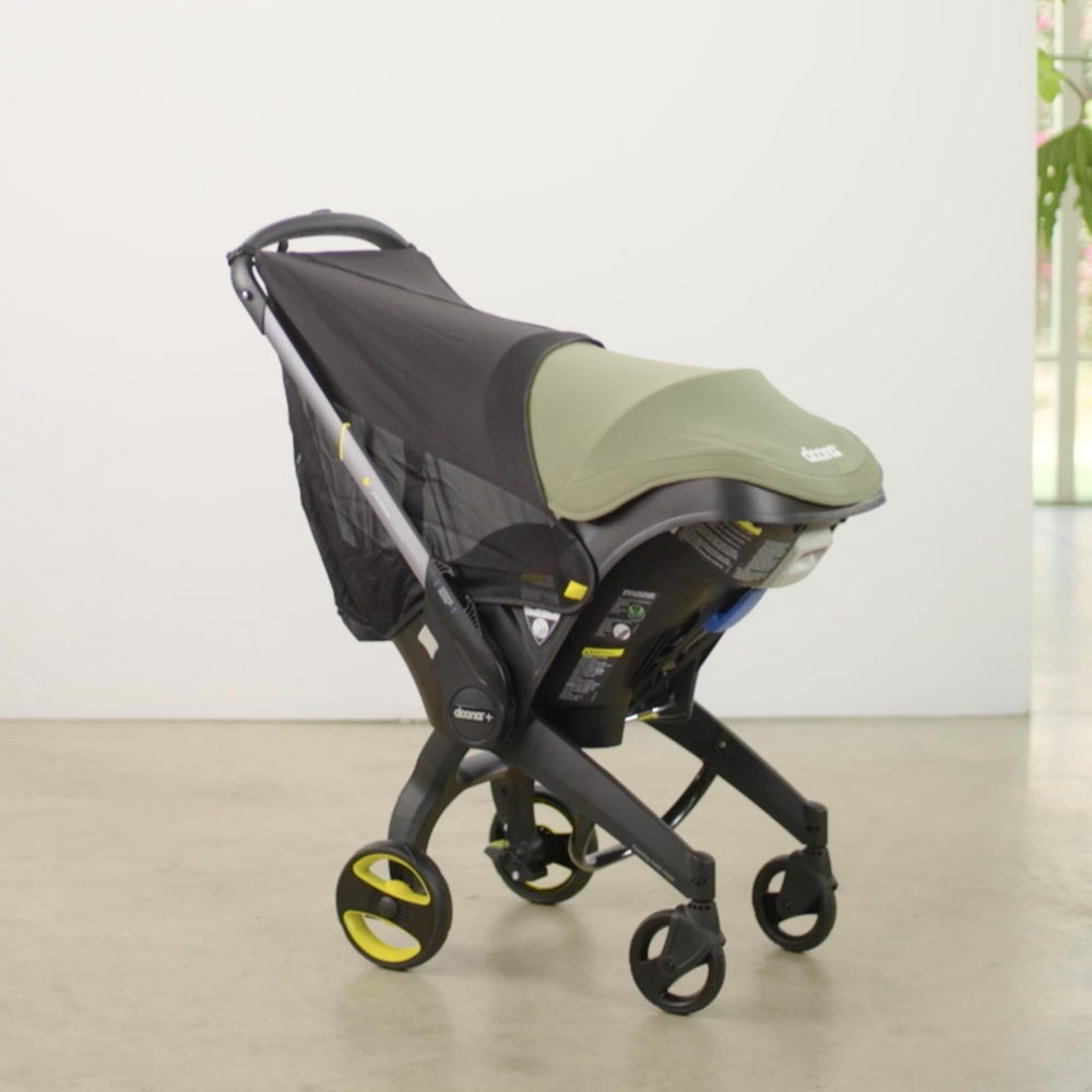 DOONA 360 Protection includes a carry bag for compact storage.