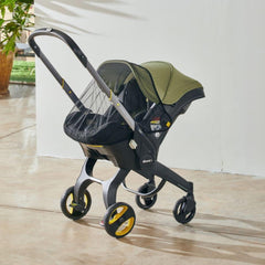 See-through mesh provides maximum ventilation while protecting from insects.