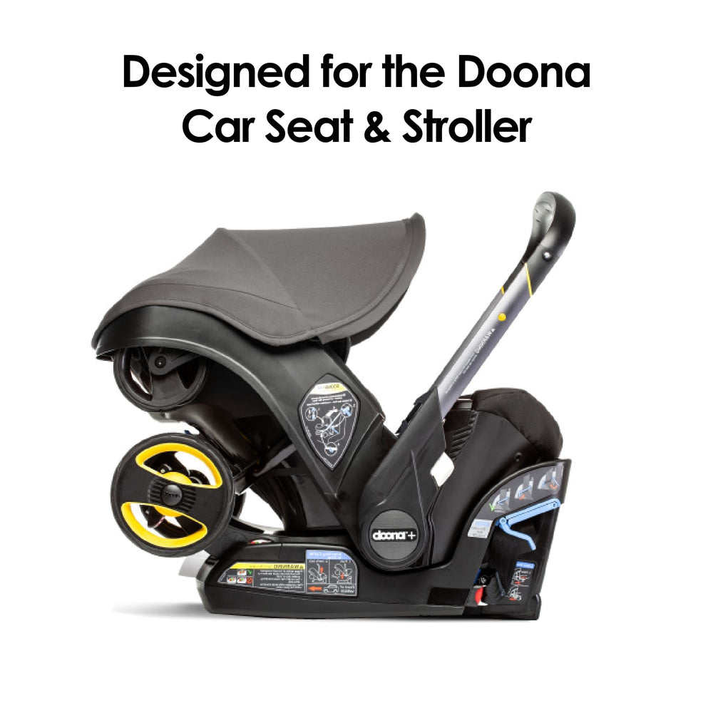 DOONA Latch Base belt-clip supports snug vehicle installation