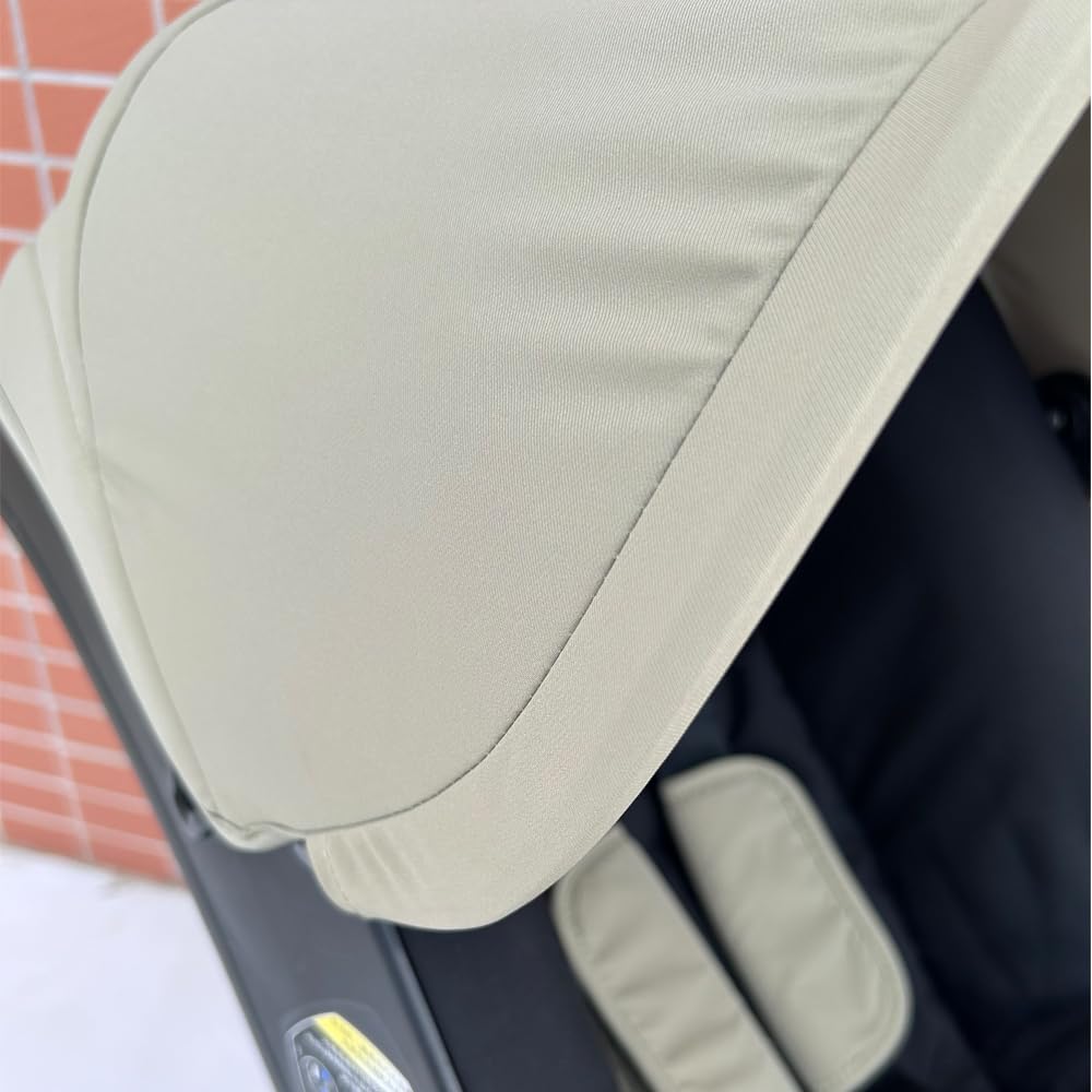Doona cushions and sunshade are machine washable for easy cleaning.