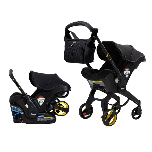 Doona Midnight Edition seat cover highlights premium comfort for travel and naps.