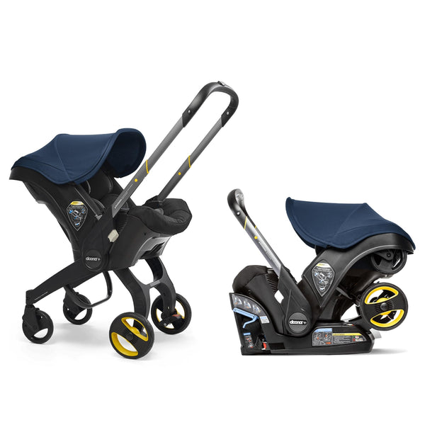 DOONA transition from car seat to stroller for smooth travel with sleeping baby