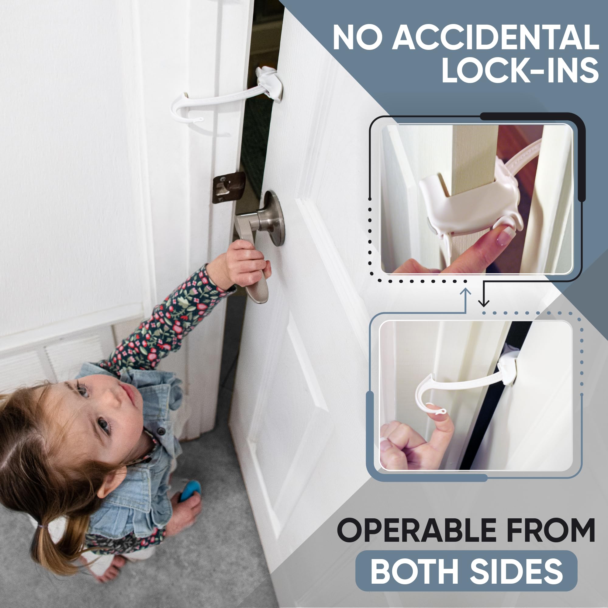 Door Monkey portable door lock design ready to travel or move between rooms.