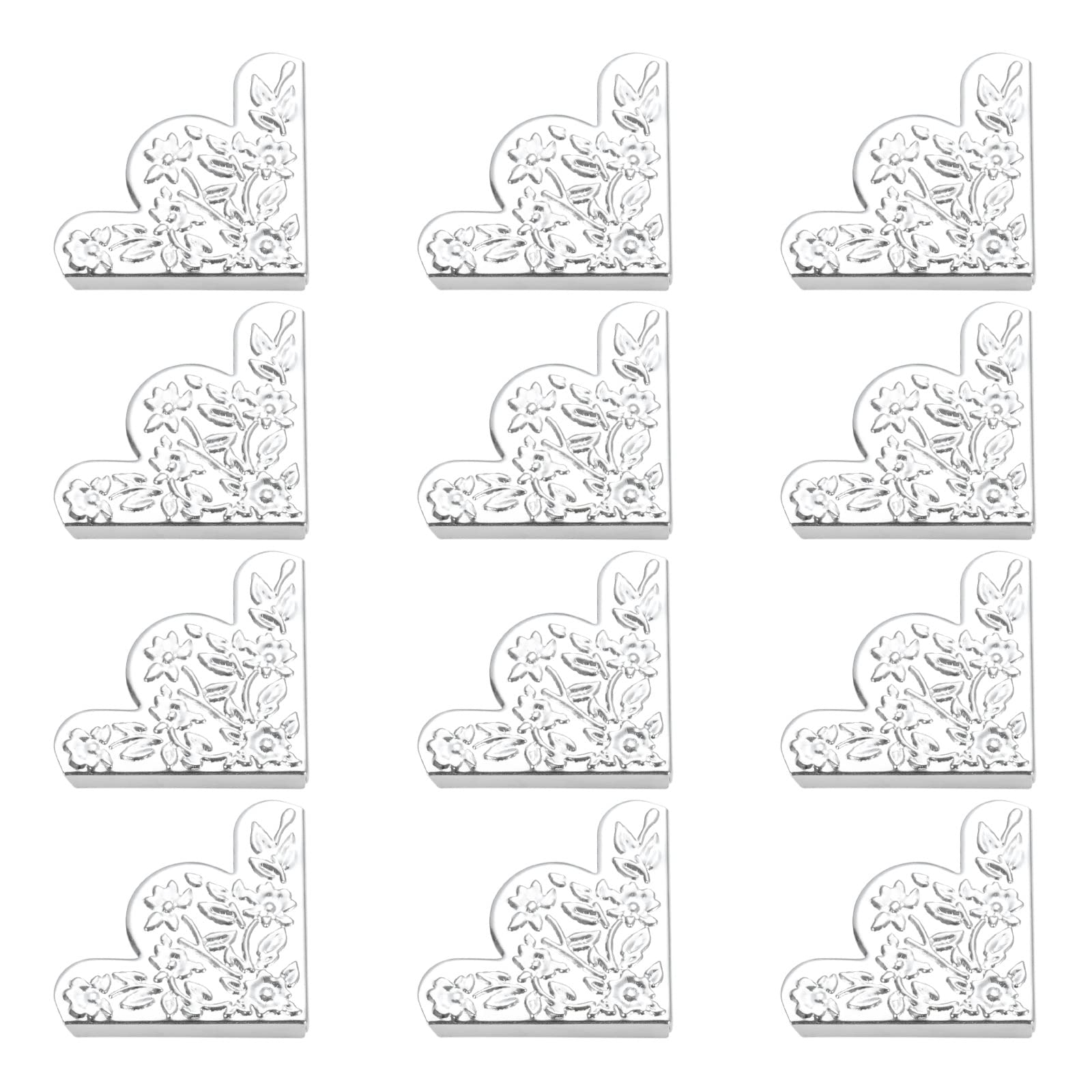 Dophee decorative corner protector in silver adds edge protection and shine.