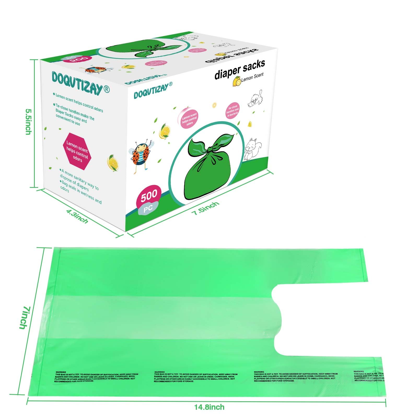 DOQVTIZAY leak-proof bags with strong carrying capacity