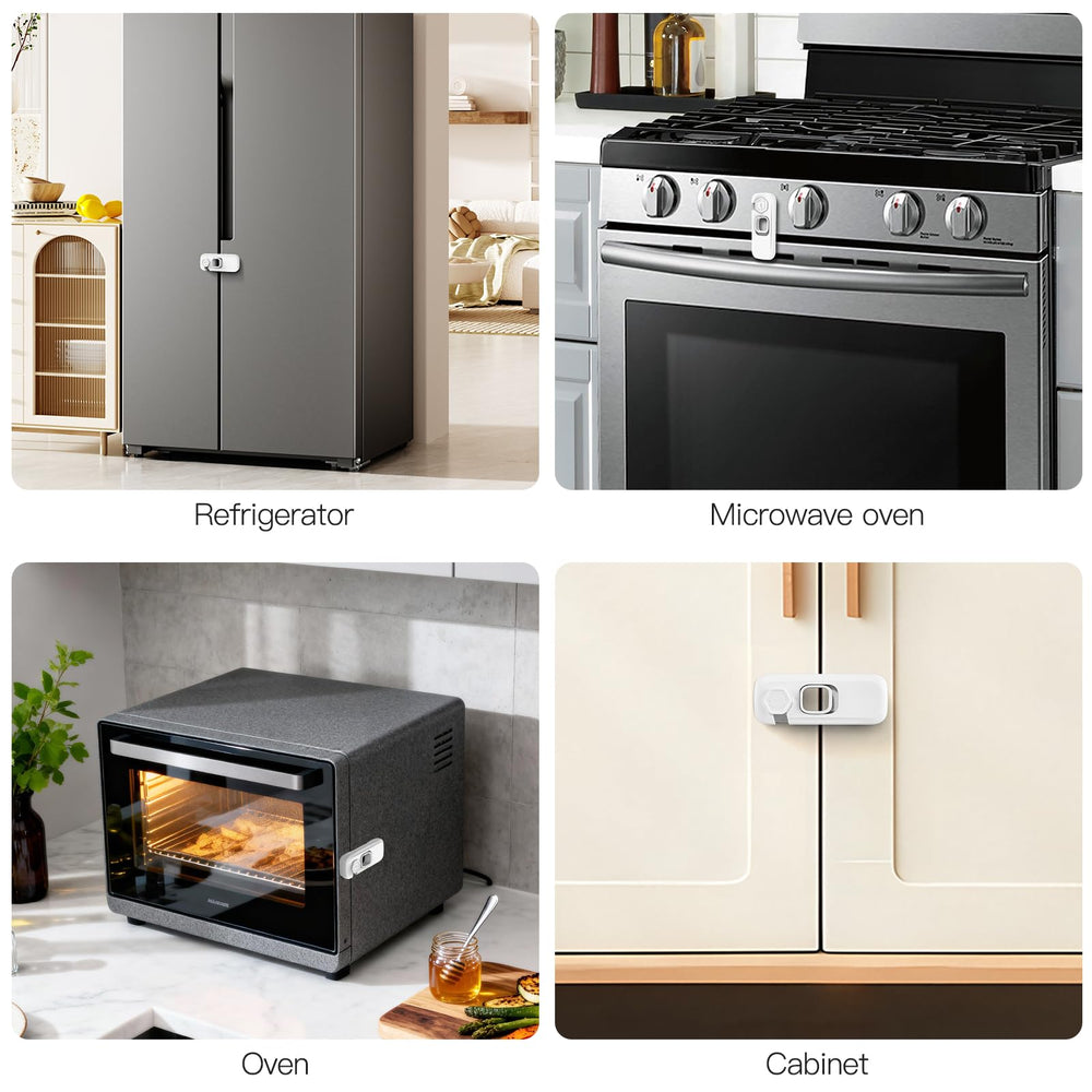 Dorabaliy fridge lock compatible with multiple appliances