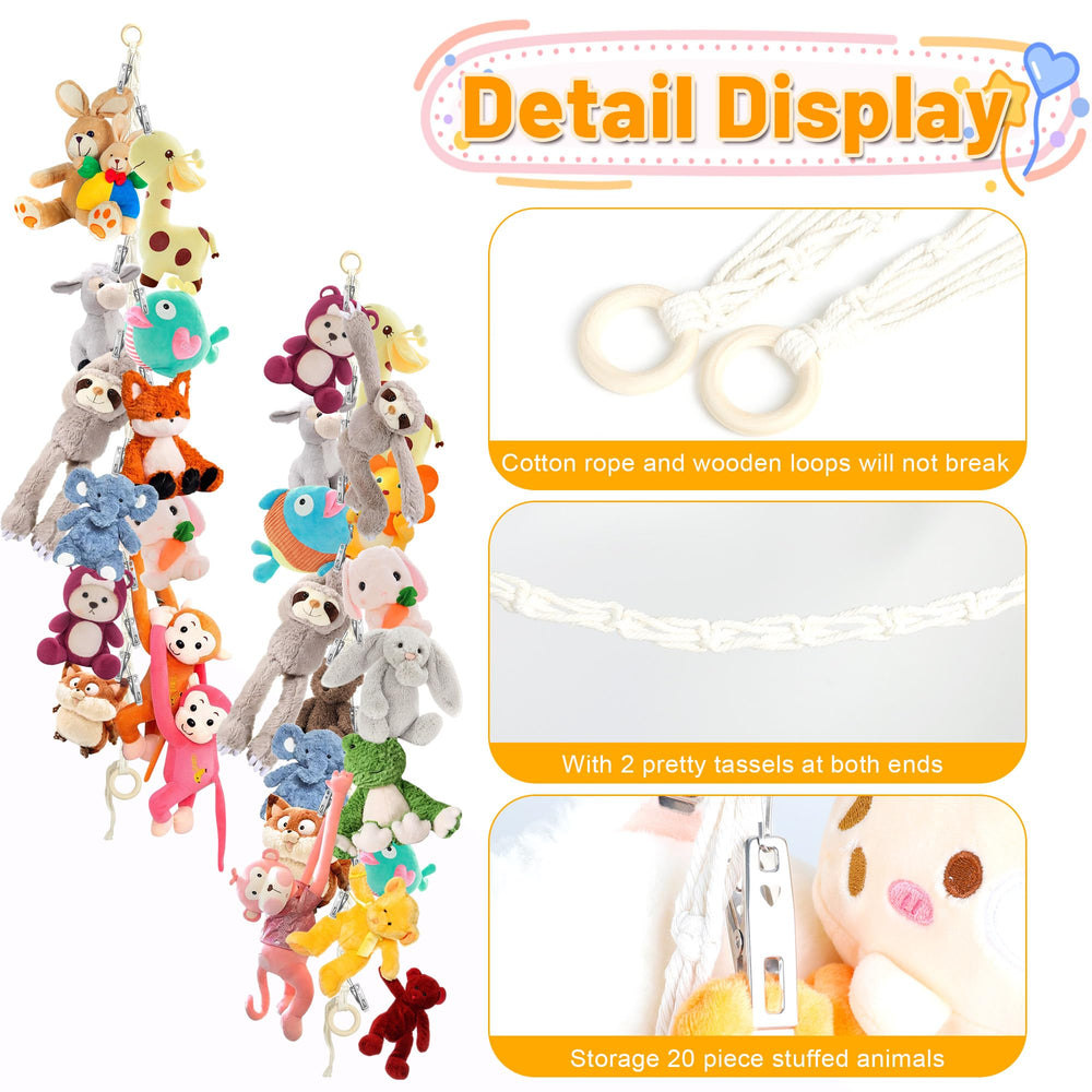 Dorblely 40 metal clips demonstrate strong grip for plush toys
