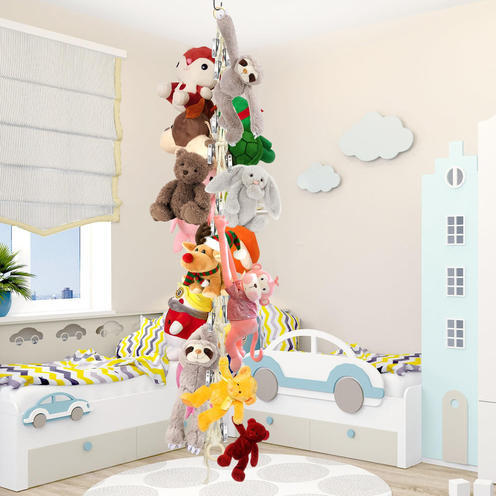Dorblely versatile storage holds scarves, hats, blankets, and more.