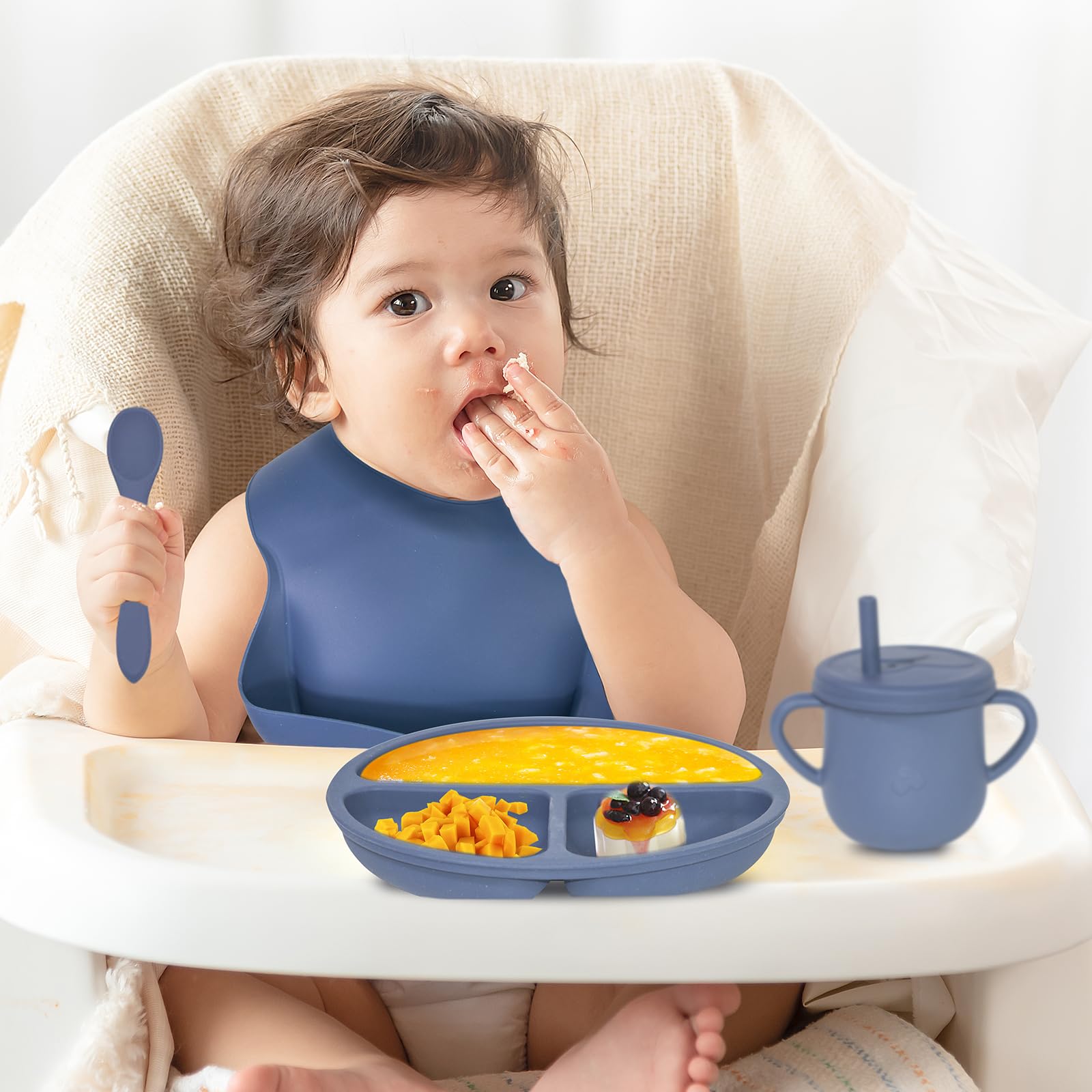 Dormlony baby feeding set full package for complete mealtime kit.