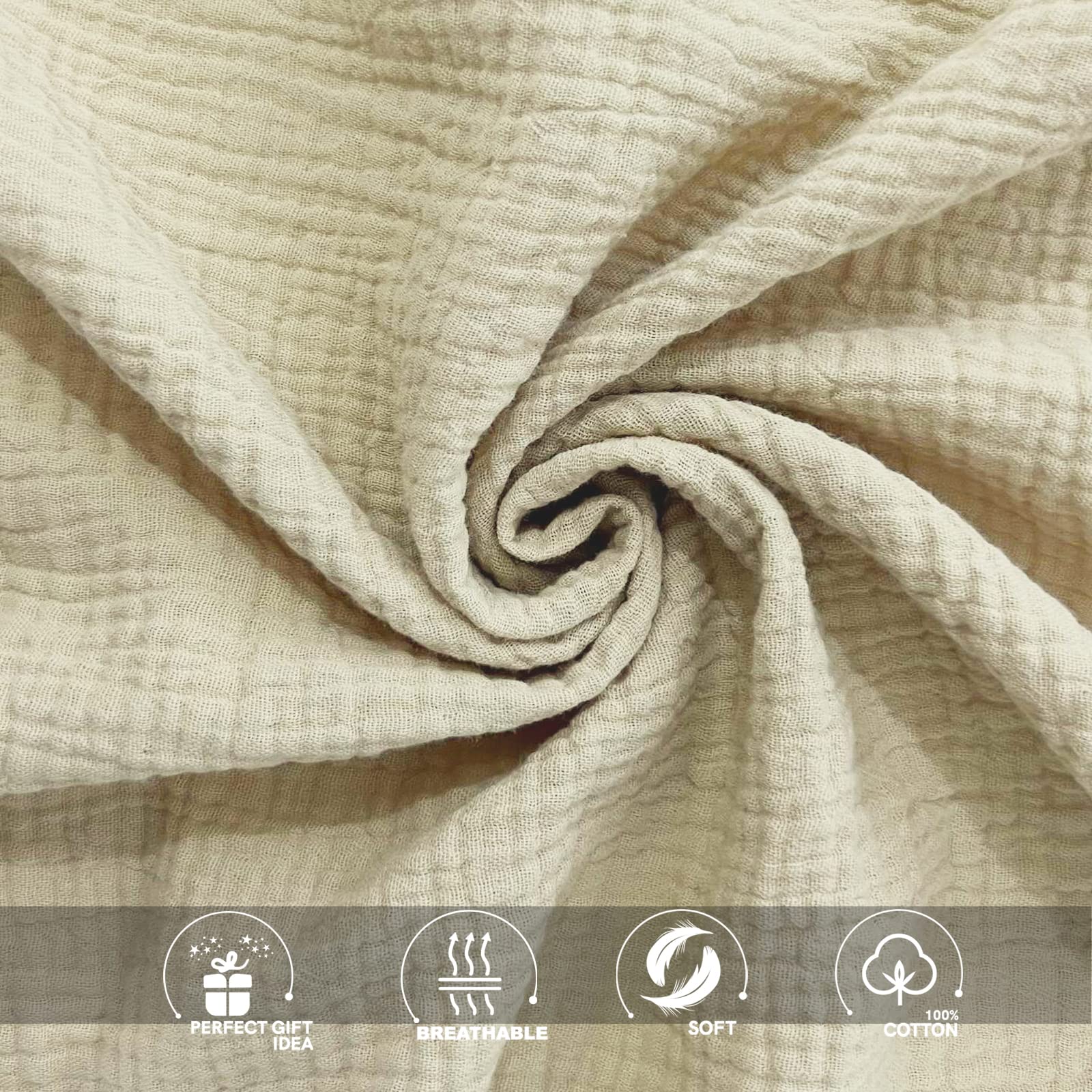 Dormlony bassinet sheet with elastic band ensures secure comfy fit