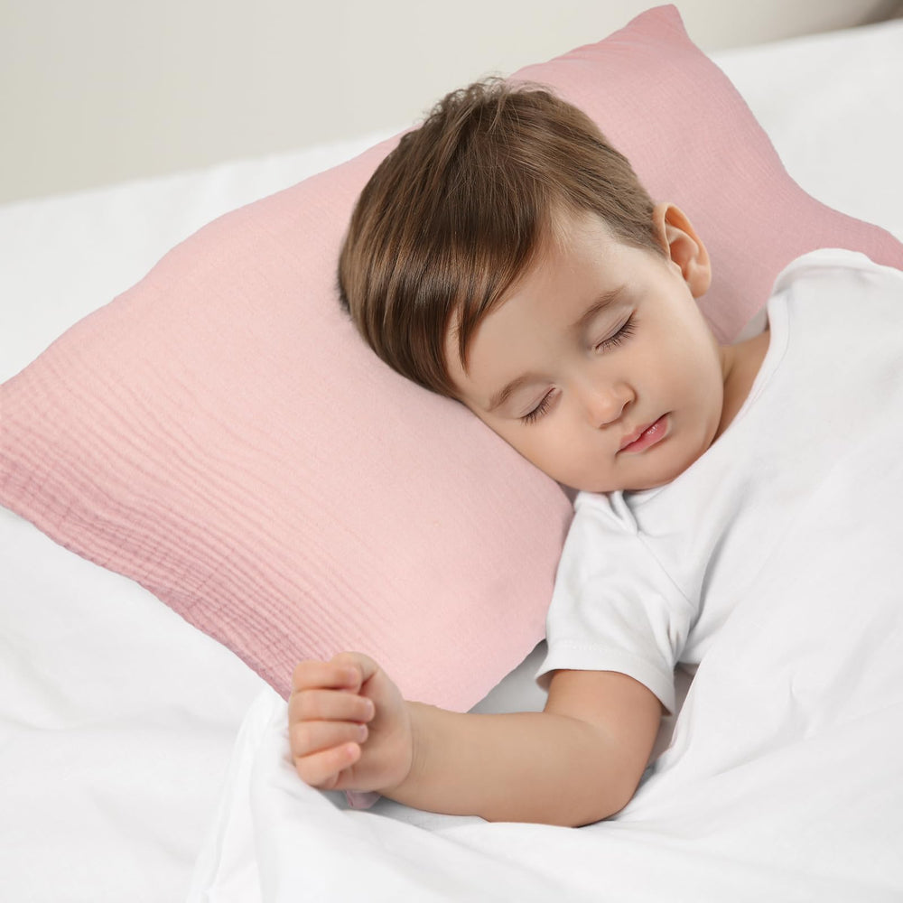 Soft pink set coordinates with bedding and supports easy bedtime routines.
