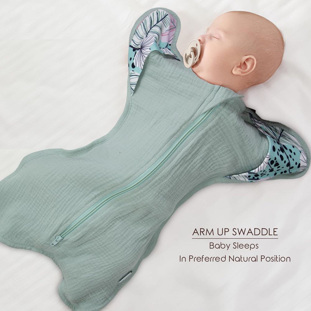 Dormlony 2-pack swaddle blankets provide practical rotation.